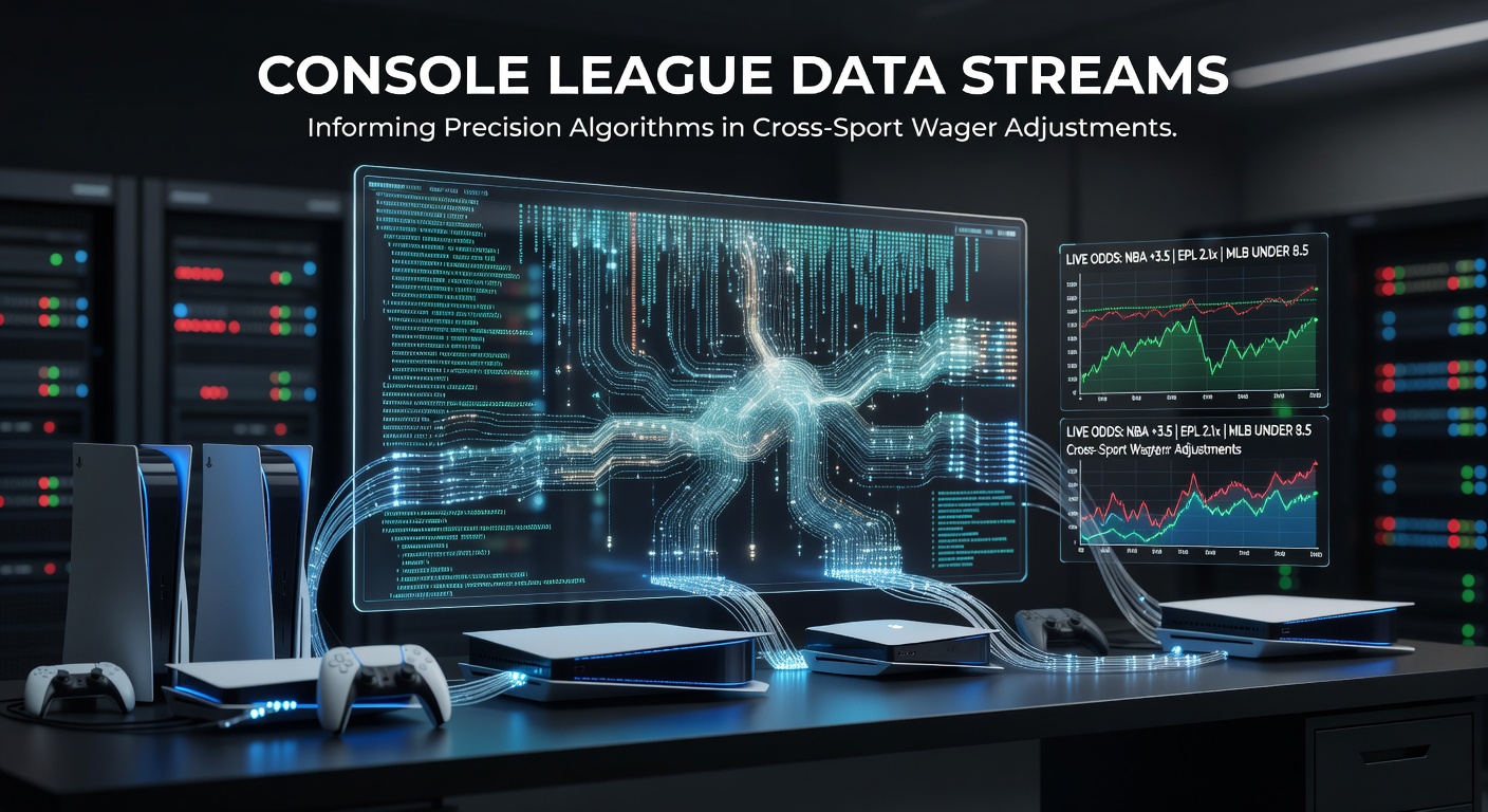 Data visualization from console leagues showing real-time simulation metrics feeding into cross-sport wagering algorithms