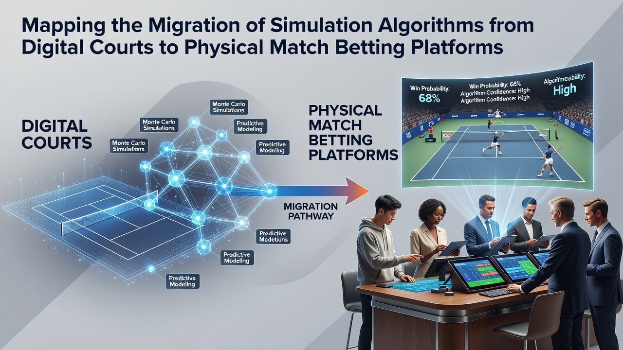 Diagram showing data flow from simulation engines into live betting calibration systems