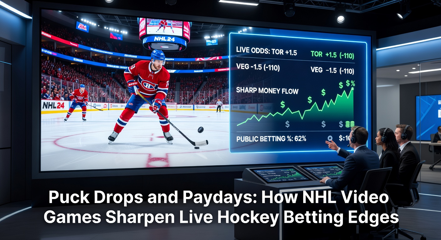 Dynamic screenshot from NHL video game showing intense puck battle during a power play, highlighting player positioning and momentum shifts